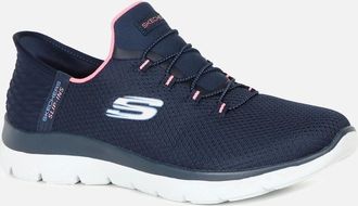 Skechers Womens Slip In Summits Womens Wide Fit Trainers - Navy - Size: 3
