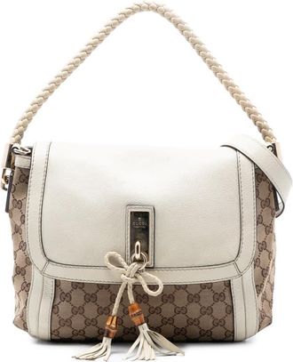 Gucci Pre-owned Gucci GG Canvas Bella Flap Satchel Ladies 282301 001998