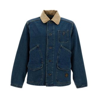 Filson Wind Jackets, male, Blue, Size: XS Denim Jacket