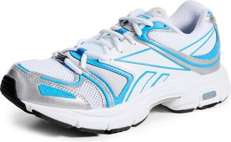 Reebok Womens RBK Premier Road Plus VI Sneakers, Silver/Always Blue/White, 6.5