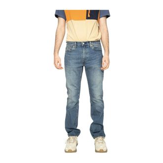 Levi's Heren, Jeans, Blauw, Maat: W34 L32 Katoen
