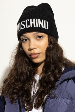 Moschino Cap With Logo, Unisex, Black