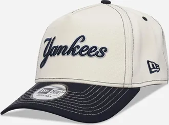 New Era New York Yankees MLB City Icon 9FORTY E-Frame Adjustable Cap Cream