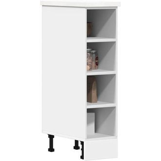vidaXL Bottom Cabinet Riga White 20x44.5x81.5 cm Engineered Wood Vidaxl