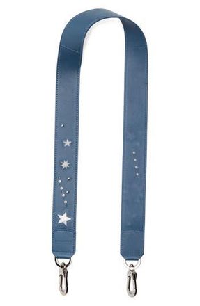 Longchamp Star Leather Bag Strap in Pilot Blue at Nordstrom Rack