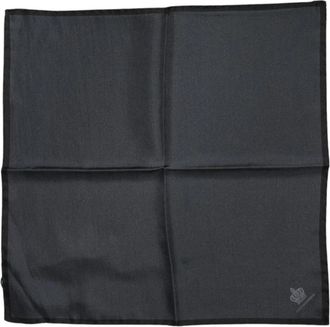 Dolce & Gabbana Luxe Zijden Foulard Sjaal - Heren - Accessoires - Grijs - ONE Size - Accessoires