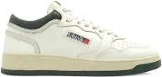 Autry Med-Way Mid Sneakers - Heren - Sneakers - Wit - 41 EU - Katoen - Schoenen