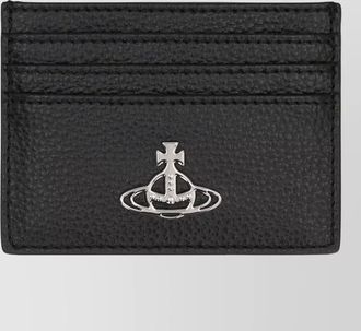Vivienne Westwood flat cardholder eco leather texture