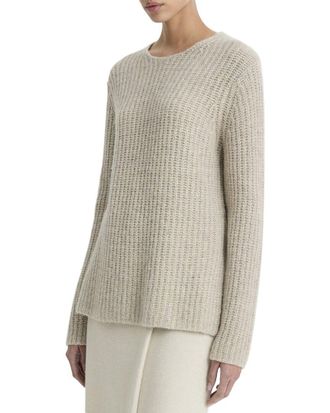 Vince Ribbed Donegal Cashmere Tunic