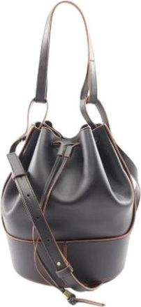 Loewe Pre-owned Bucket Bag - Dames - Vintage Tas - Zwart - ONE Size - Leer - Vintage