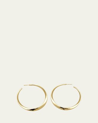 Ippolita Large Twisted Hoop Earrings in 18K Gold