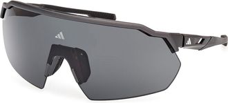 Adidas Sport SP0093 Polarized 02D Mens Sunglasses Black Size 145