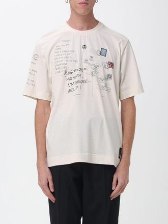 Fendi T-shirt Fendi in cotone con stampa Motif