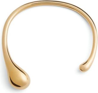 Bottega Veneta Frills Collar Necklace in Yellow Gold at Nordstrom