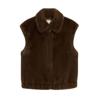 iBlues Mujer, Chaquetas, Marr&oacute;n, Talla: S