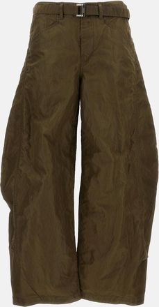 sacai Pantalone In Nylon Twill