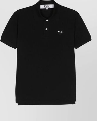 Comme Des Gar&ccedil;ons cotton polo shirt short sleeves collar