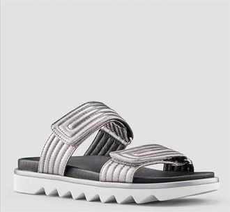 Cougar Womens Nina Slide Sandal In Metallic Silver
