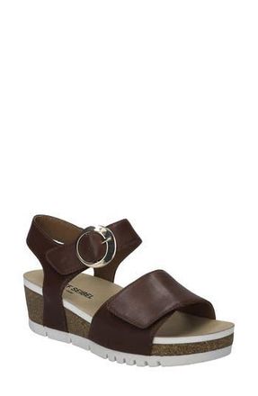 Josef Seibel Quinn 16 Wedge Sandal in Cognac at Nordstrom Rack, Size 8-8.5Us / 39Eu