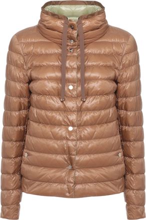 Herno Brown Reversible Quilted Down Jacket