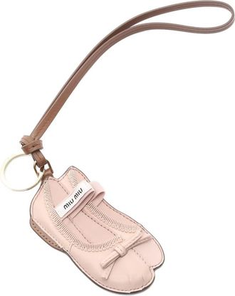 Miu Miu Portachiavi con ciondolo - Rosa