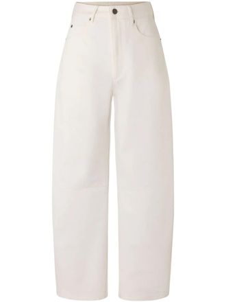 SOEUR High-Waist Wide-Leg Trousers with Minimalist Design