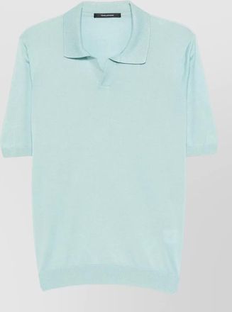 Tagliatore keith polo collar short sleeve shirt