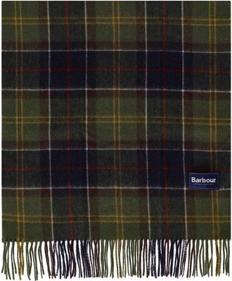 Barbour SCIARPA BRADEN TARTAN VERDE BLU BARBOUR