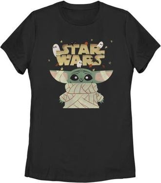 Star Wars Womens Star Wars The Mandalorian Halloween Grogu Mummy Graphic T-Shirt in Black at Nordstrom, Size Xx-Large