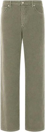 Dondup Dakota Broek - Dames - Straight fit broeken - Groen - W27 - Katoen - Broeken