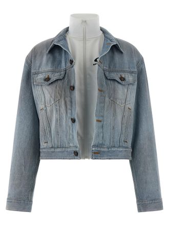 Balenciaga Womens Double Layer Jacket