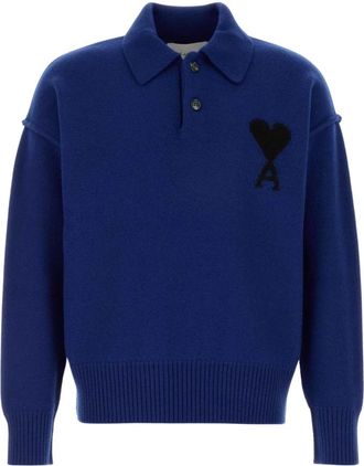 Ami Polo Shirts - Heren - Polos - Blauw - L - Tops
