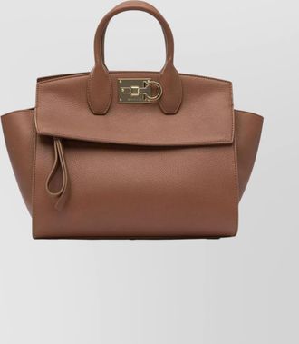 Ferragamo tote bag with top handle and strap