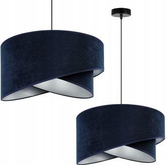 OEM L&aacute;mpara Colgante Moderna Pantalla De Terciopelo