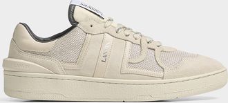 Lanvin Mens Clay Mesh parchment sneakers Men