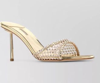 Le Silla embellished mesh mules