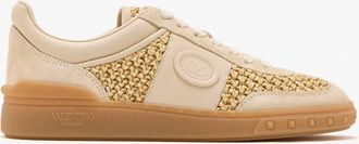Valentino Garavani Upvillage Sneakers In Rafia
