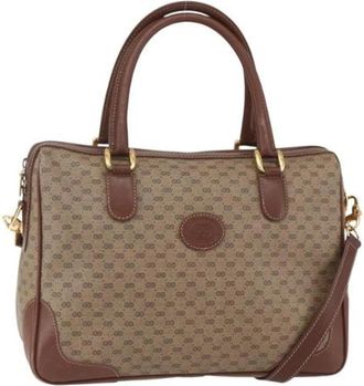 Gucci Pre-owned Plastic Handbag - Dames - Vintage Handtas - Beige - ONE Size - Vintage
