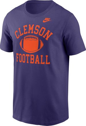 Nike Clemson Legacy Football Icon Nike Mens College T-Shirt in Purple | N19952MCLN-AX3