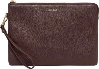 Coccinelle Piccola Pochette in Pelle - - Bags - Donna - Marrone - ONE SIZE