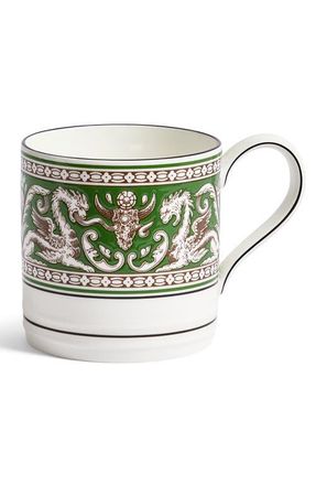 Wedgwood Florentine Bone China Mug in Verde at Nordstrom