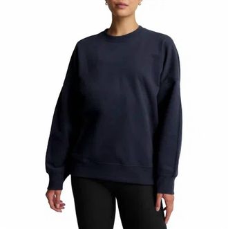 Beyond Yoga Solstice Oversized Sweatshirt In After Dark Navy