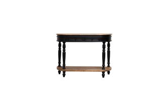 Chehoma Consola de madera negra