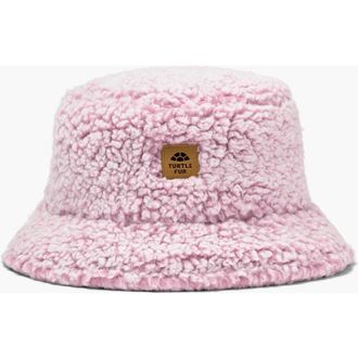 Turtle Fur Stomp Fleece Bucket Hat in Dusty Rose at Nordstrom