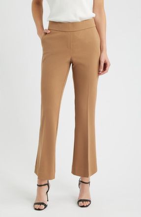 Anne Klein Pull-On Ankle Pants in Vicuna at Nordstrom, Size X-Large