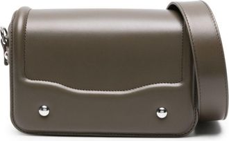 Christophe Lemaire mini Ransel leather crossbody bag - women - Calf Leather - One Size - Brown