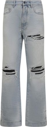 Amiri Light Blue Straight Flare Jeans