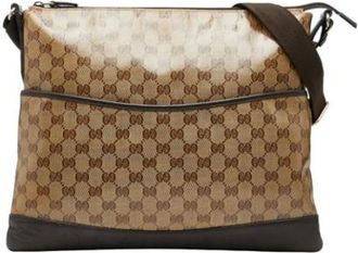 Gucci Pre-owned Cross Body Bags, female, Brown, Size: ONE SIZE Pre-owned