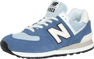 New Balance 574 Suede Trainers, Blauw