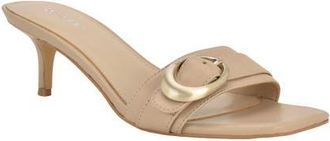 Calvin Klein Neveena Kitten Heel Sandal in Light Natural at Nordstrom, Size 8.5